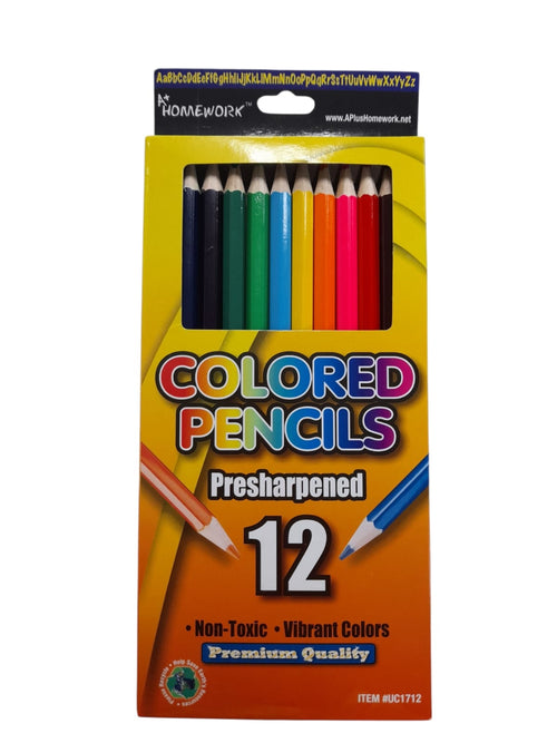 A+ Homework - Set de 12 Lápices de Colores