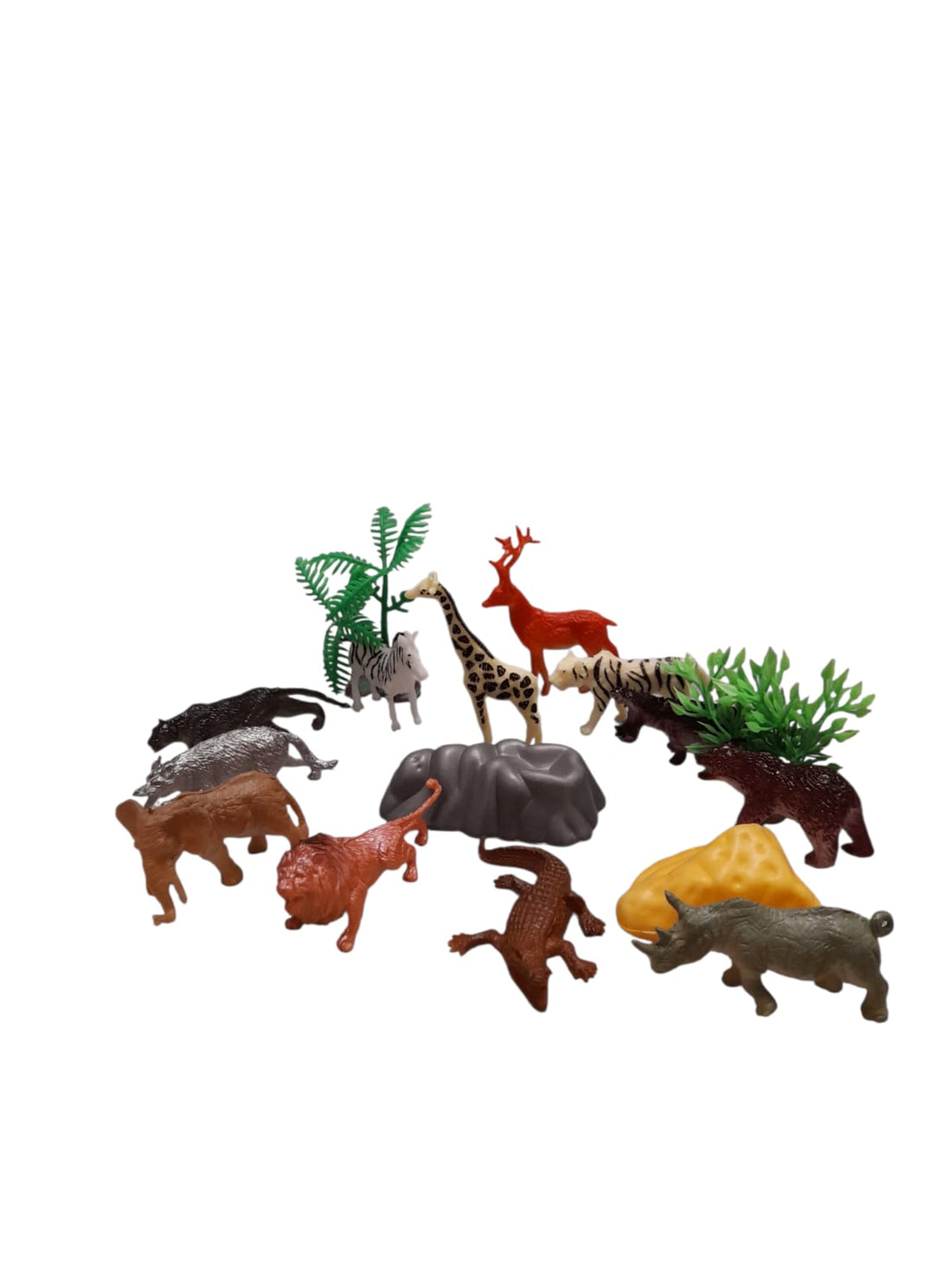 Set de 16 Mini Figuras de Animales con Accesorios
