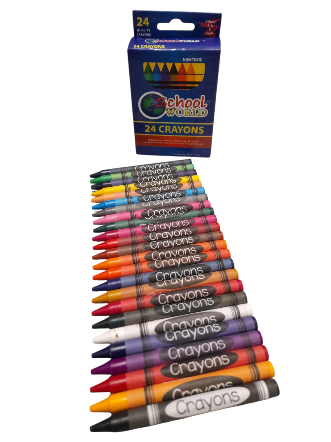 School World - Caja de 24 Crayolas