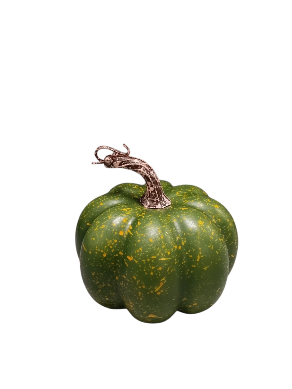 Otoño - Calabaza Decorativa Mediana con Acabado Rústico