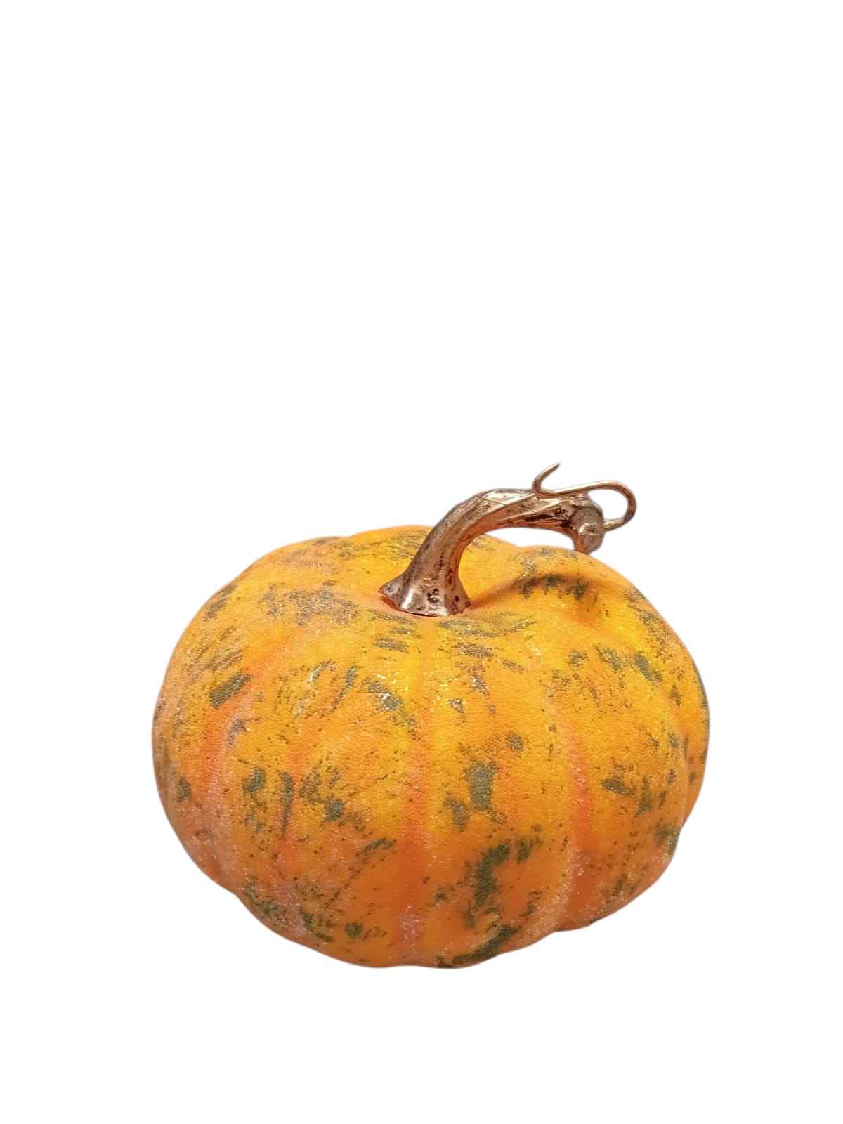 Otoño - Calabaza Decorativa con detalles Dorados