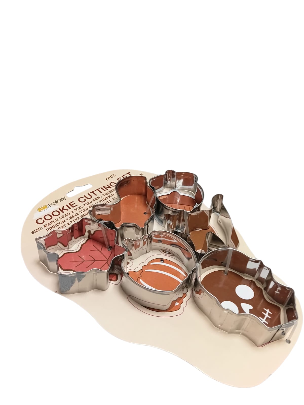 Fall & Halloween Cookie Cutters Set | 6 Pcs