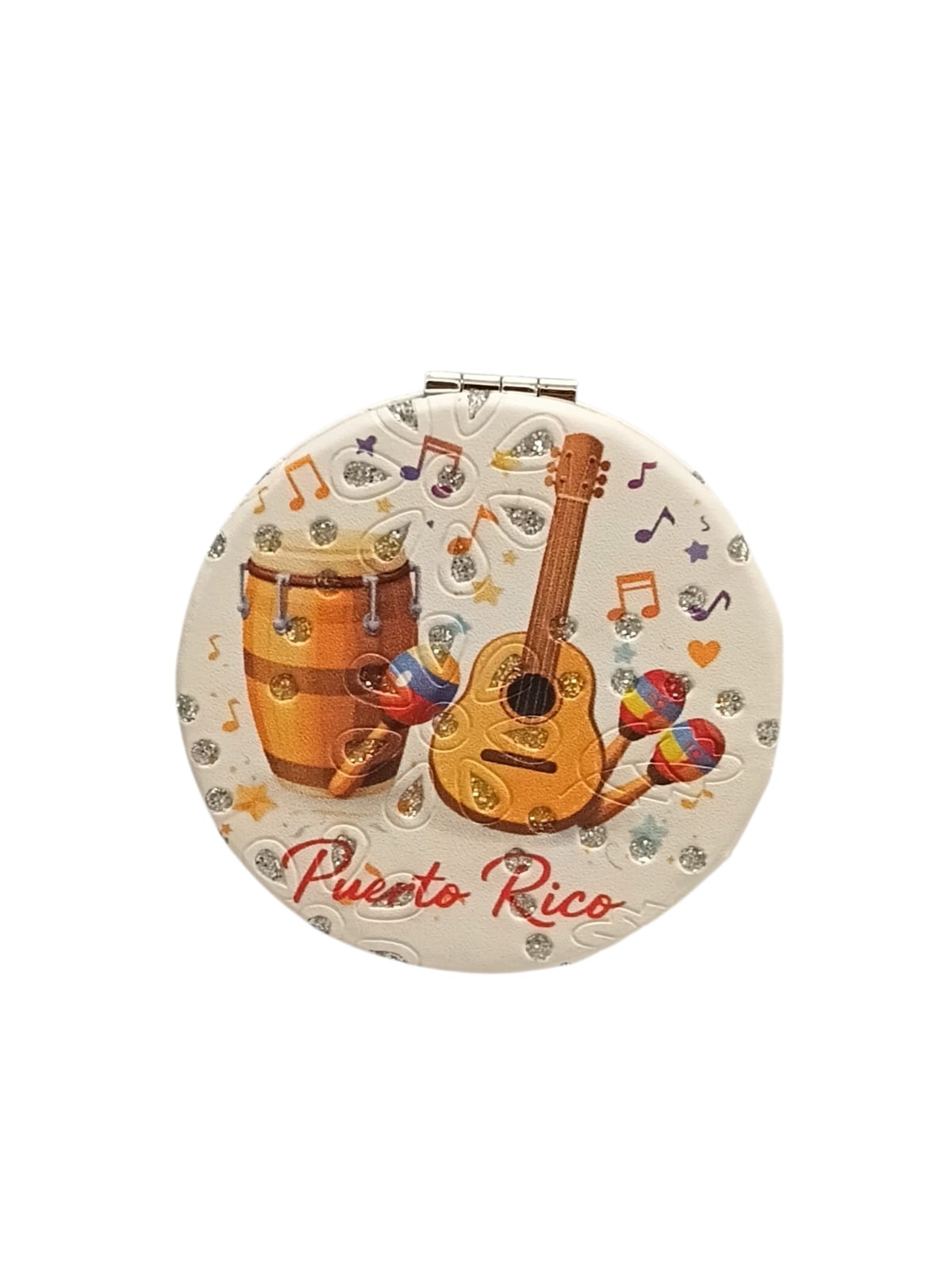 Souvenir - Round Pocket Mirror | Puerto Rico