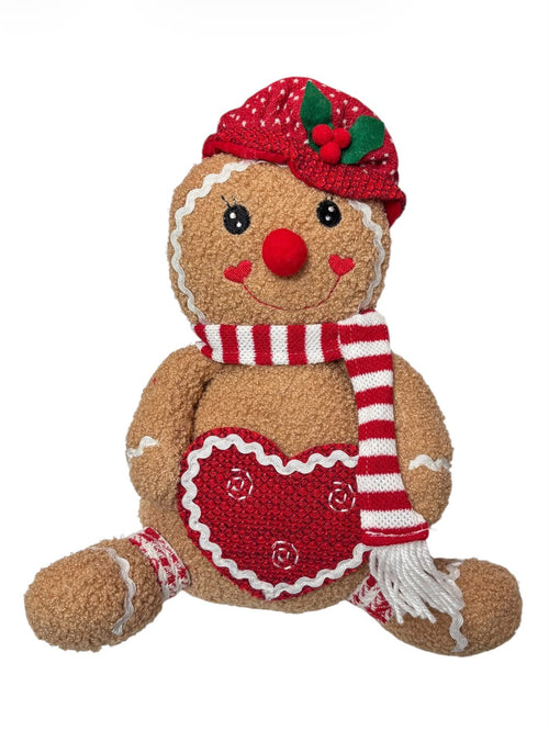 Peluches Navideños de Muñeco de Jengibre | 2 Estilos
