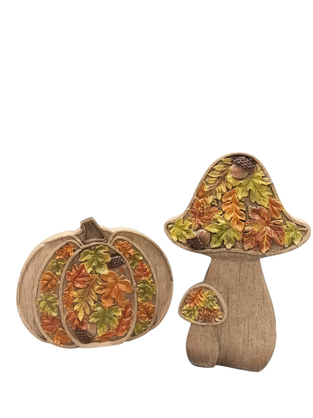 Figura de Cerámica | Calabaza y Hongo - Estilo Rústico *SOLO RECOGIDO EN TIENDA*