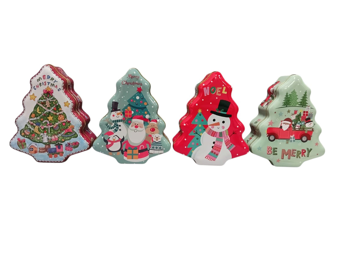 Christmas Treat Box – Tree Shape | 4 Diseños en Aluminio