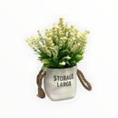 Decorative Artificial Plants - Regular Size / ''Storage Large'' Plastic Pot