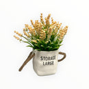 Decorative Artificial Plants - Regular Size / ''Storage Large'' Plastic Pot