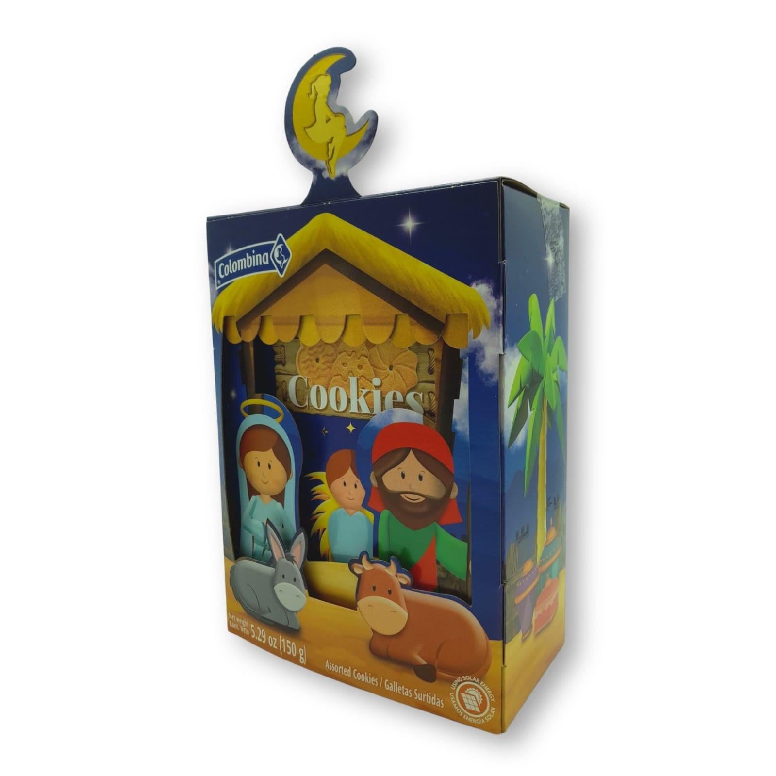 Colombina - Galletas Surtidas de Mantequilla en Caja de Pesebre 5.29oz