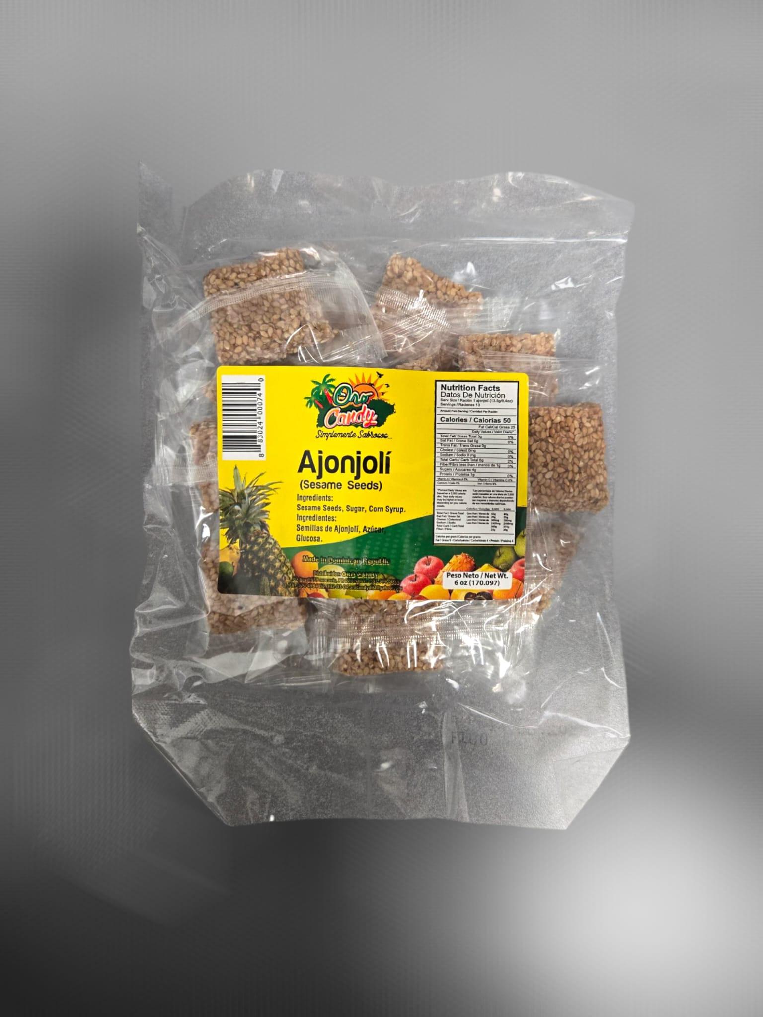 Oro Candy – Ajonjolí 6 oz | Dulce Tradicional Puertorriqueño