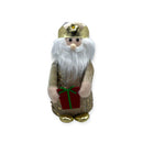 Navidad - Coordinado de Tres Reyes Magos Pies Dorados 9.5''