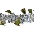 Navidad - Guirnalda en Oropel/Tinsel, Color a Escoger con Arbol 9ft