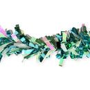 Navidad - Guirnalda en Oropel/Tinsel, Color a Escoger 9ft