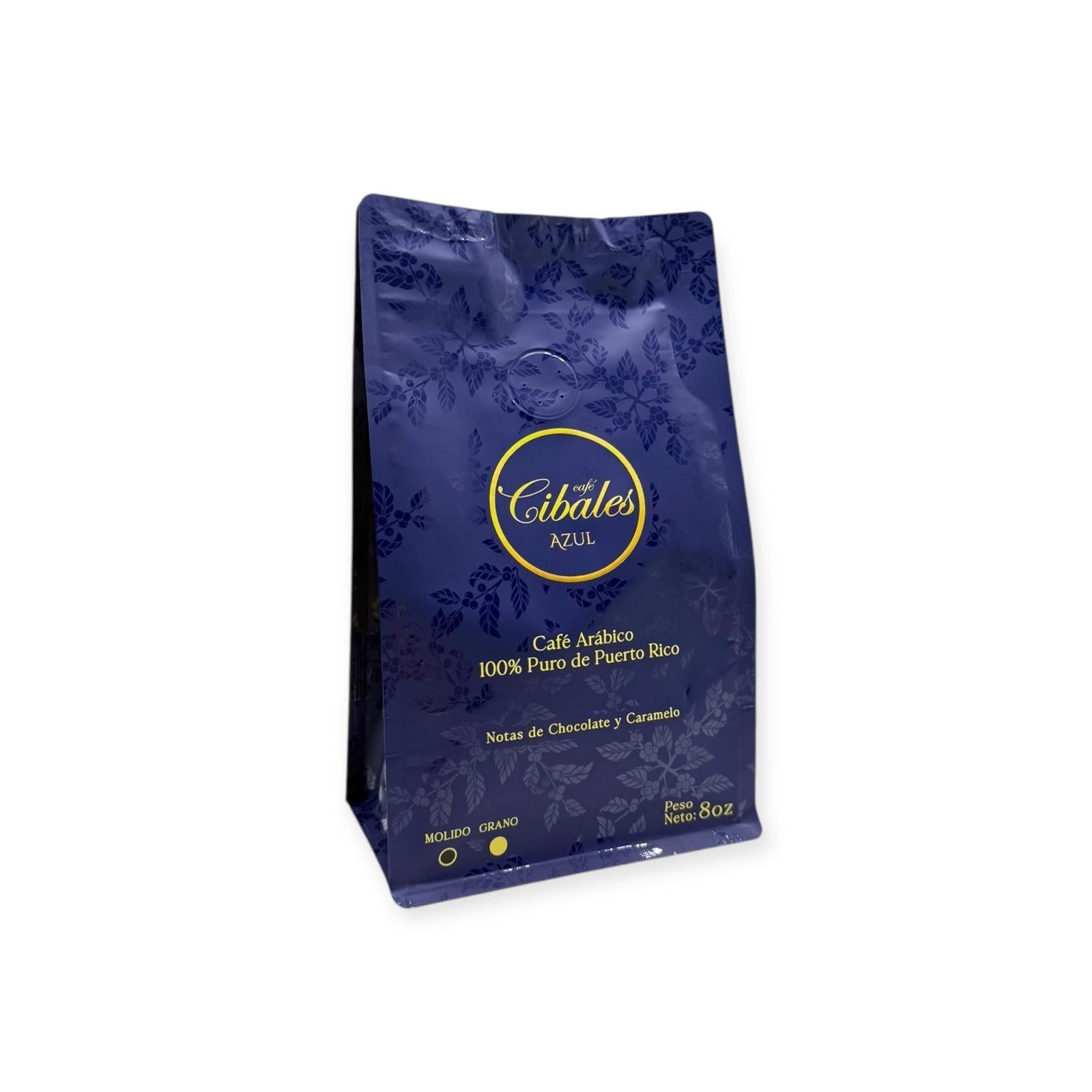 Café Cibales 'Azul' Molido con Notas de Chocolate y Caramelo 8oz