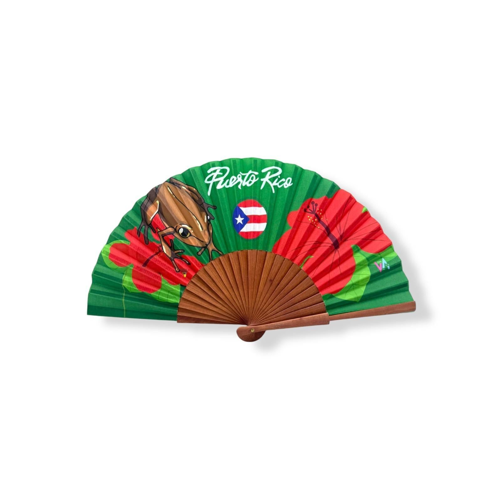 Souvenirs de Puerto Rico - Abanicos de Mano Artesanal, Tamaño Pequeño