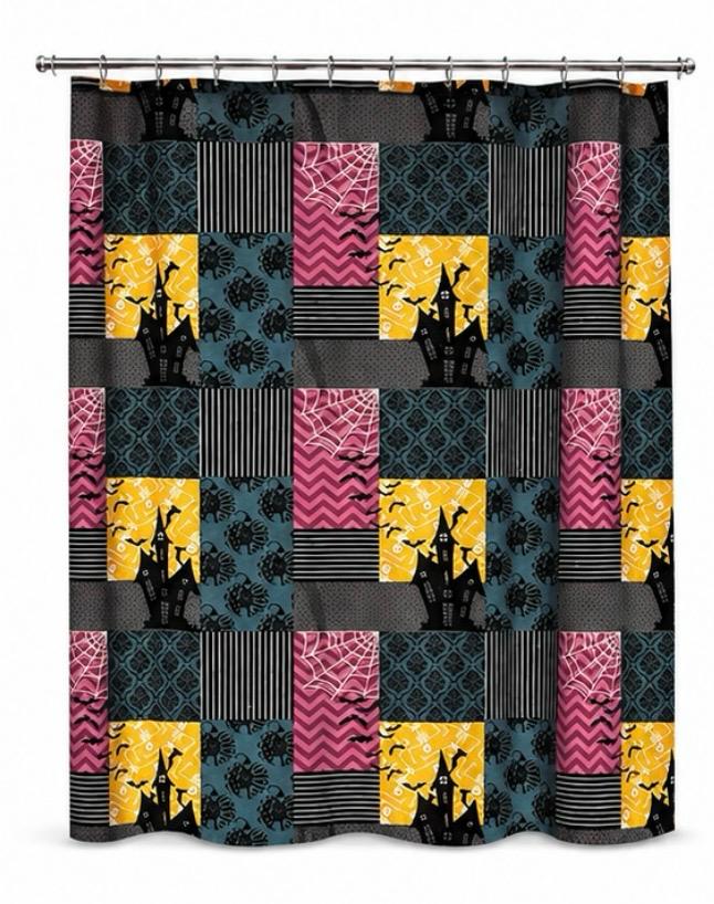 Halloween Fabric Shower Curtain – 4 Styles