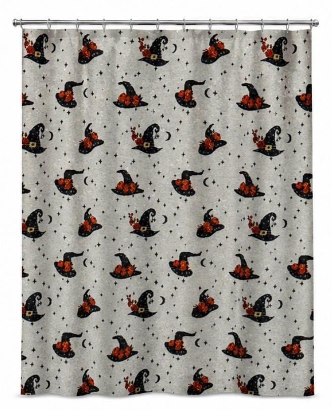 Halloween Fabric Shower Curtain – 4 Styles