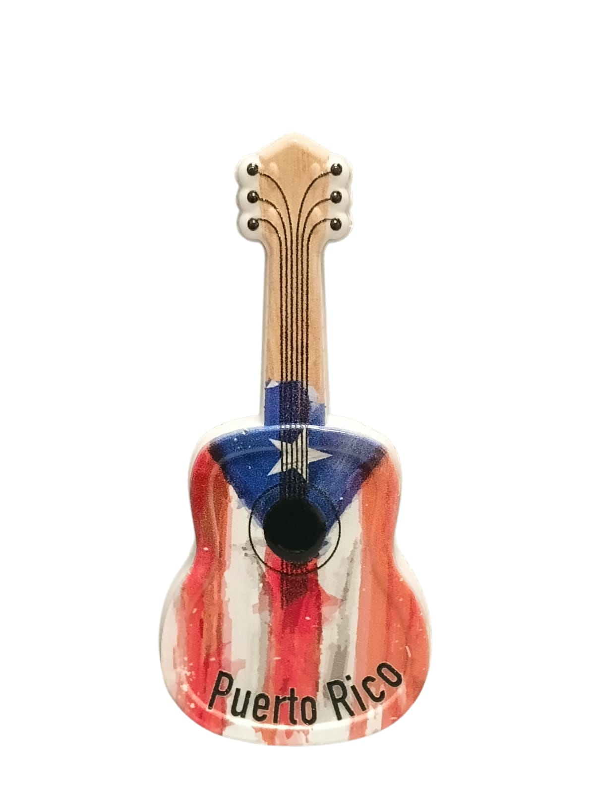 Souvenir - Puerto Rico Mini Guitar Fridge Magnet | 8 Styles