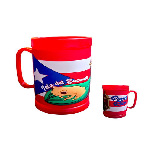 PR Plastic Coffee Cup (Red)