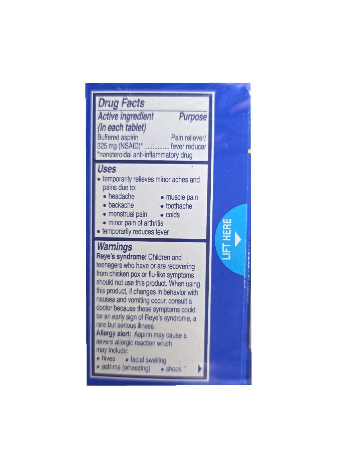 Alka Seltzer Original w/ Aspirin Tabs (12 Tablets)