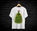 Puerto Rico T-shirts - "Coffee in the morning, rum in the afternoon" / White