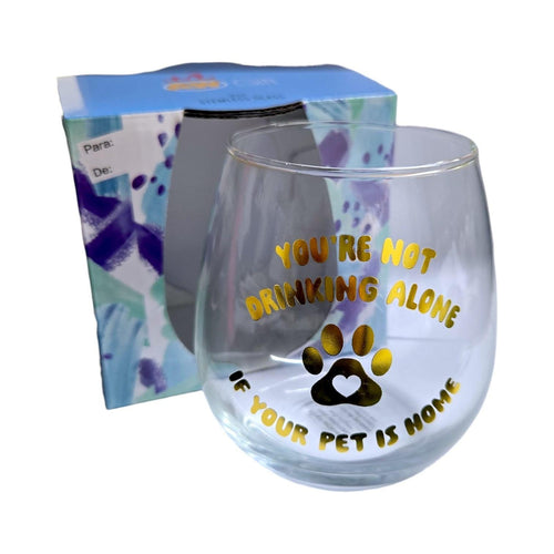 Souvenir de Puerto Rico- Printed Wine Glass Décor