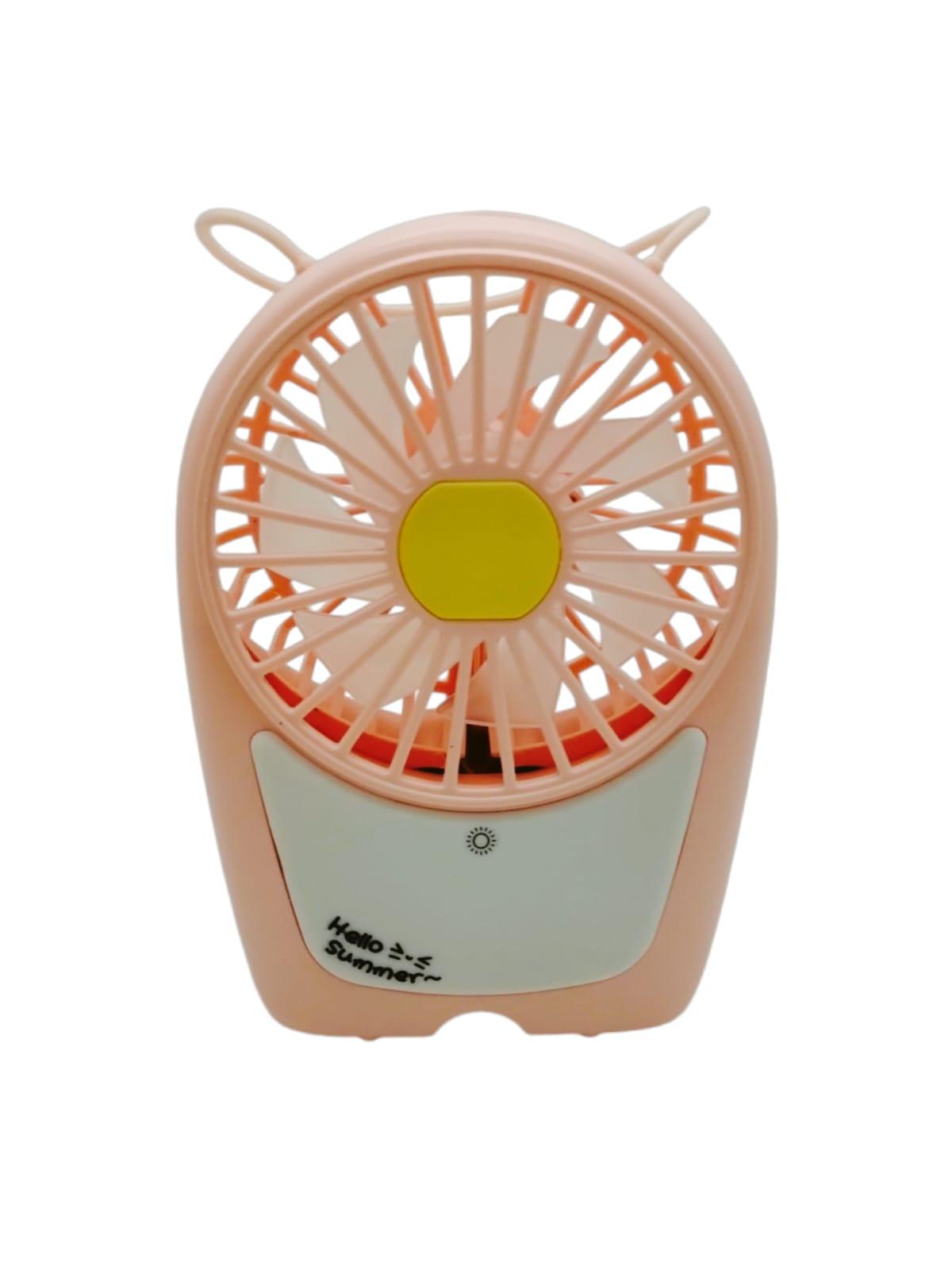 Abanico Recargable con luz