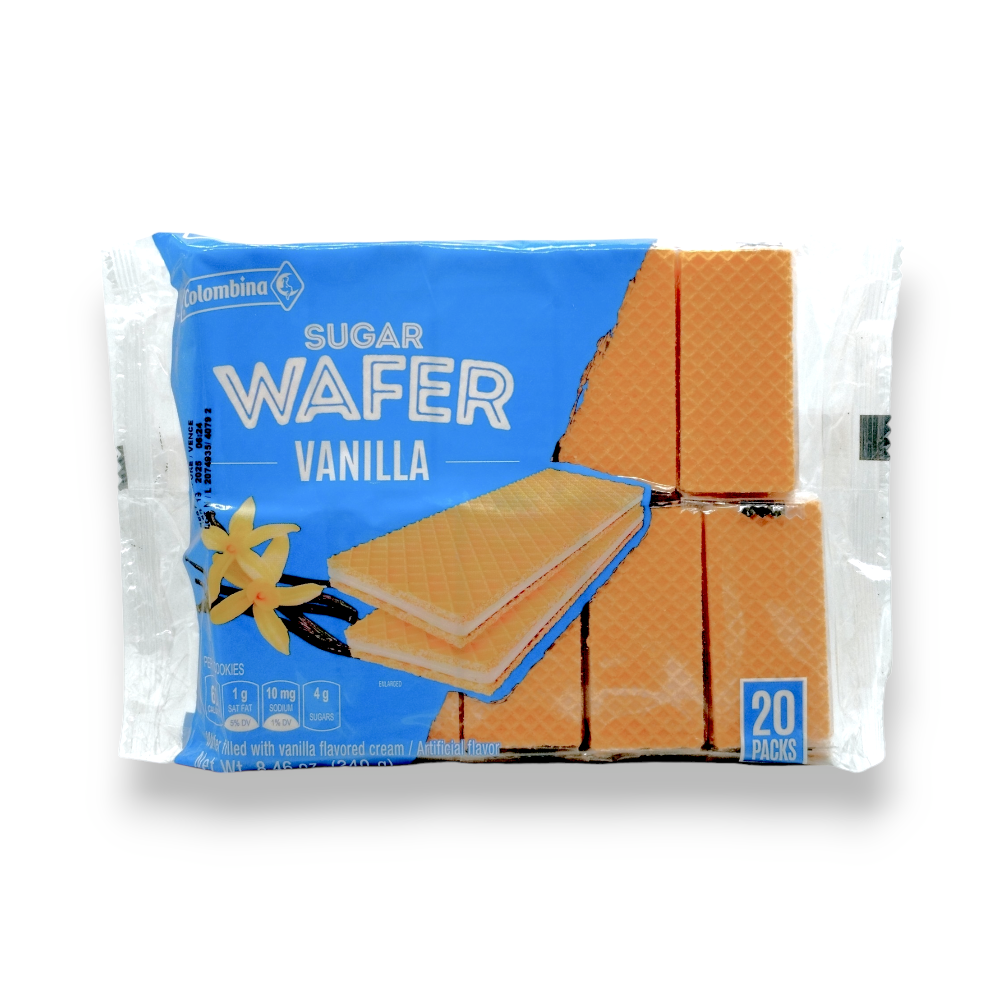 Colombina - Sugar Wafer Vainilla (20 packs)