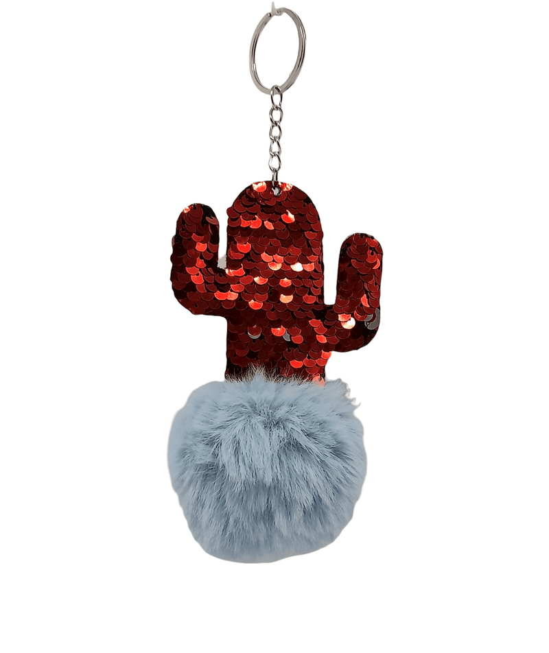 Keychain - Puff Cactus.