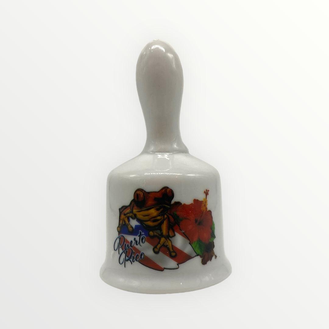 Souvenir de Puerto Rico - Mini Campanas en Material de Loza