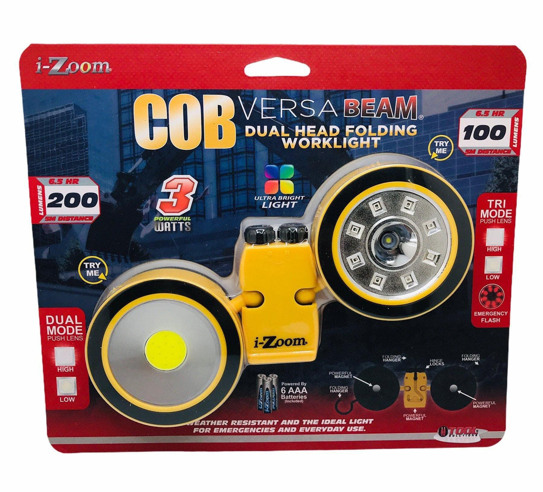 i-Zoom Doble lampara para trabajar (Se puede doblar).