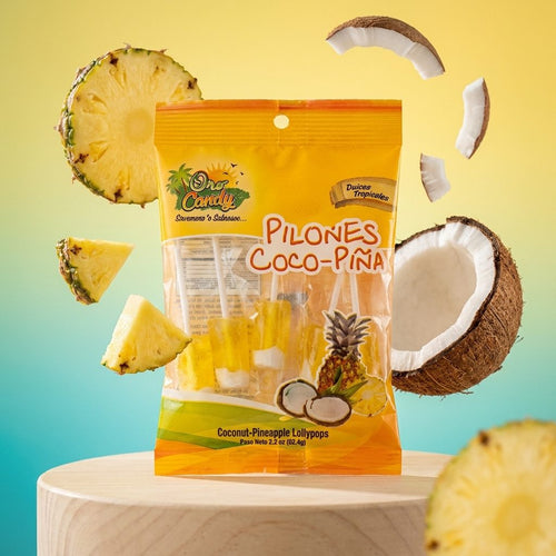 Oro Candy - Pilones Coco Piña (Coconut Pineapple Pilons)