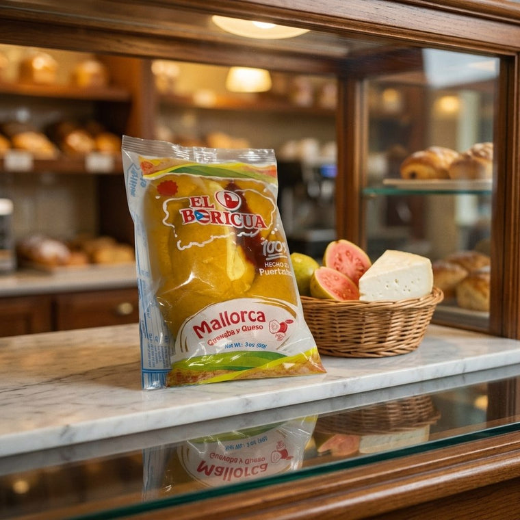 El Boricua – Mallorca con Guayaba y Queso | Dulce Tradicional Puertorriqueño