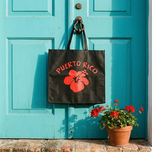 Souvenir de Puerto Rico – Bulto/Bolso Reusable | Diseño Boricua