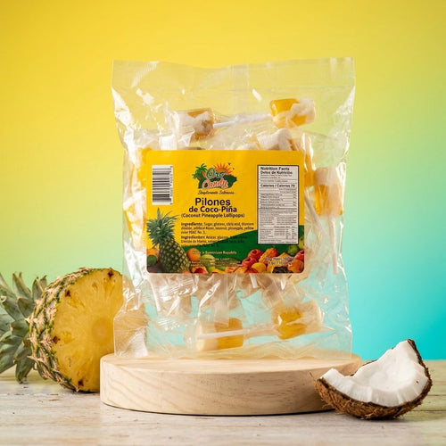 Oro Candy – Pilones de Coco Piña 6 oz | Dulce Tradicional Puertorriqueño
