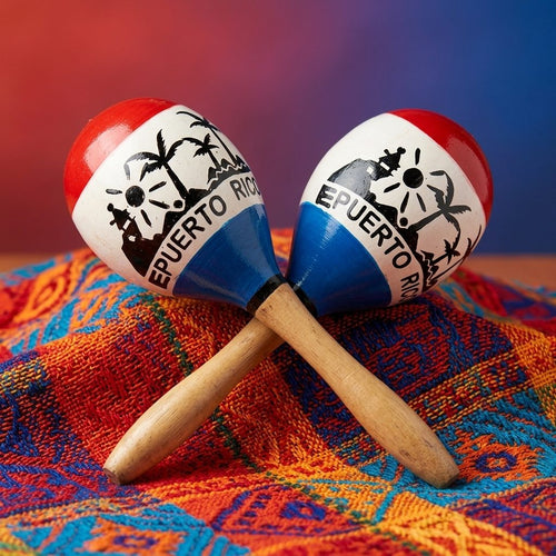 Souvenir de PR - Maracas en Madera (2pcs)