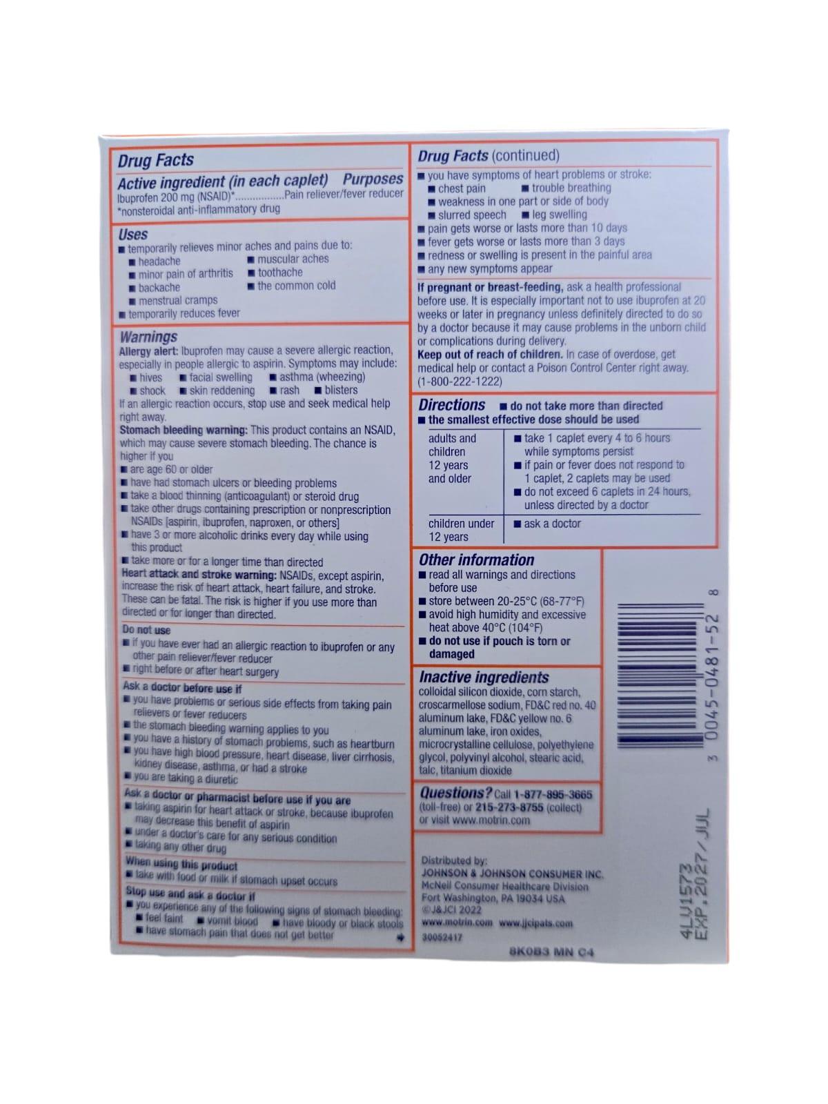 Motrin 200mg
