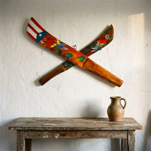 Souvenir de Puerto Rico- Machete en Madera