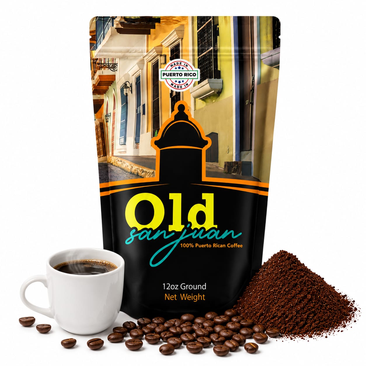 Café Old San Juan 100% Puertorriqueño | Disponible en Granos o Molido