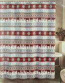 Home &amp; Bath - Fabric Shower Curtain / Hookless Bathroom Curtains 70''x 72''