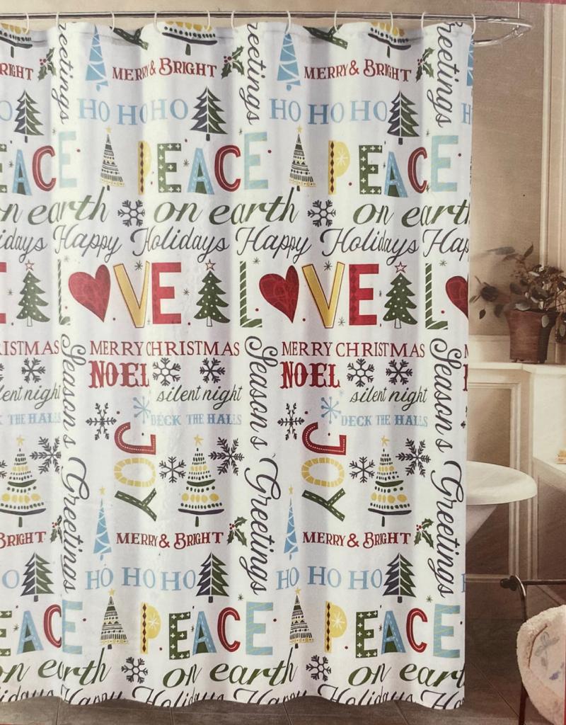 Home & Bath - Fabric Shower Curtain / Cortinas de Baño Sin Ganchos 70''x 72''