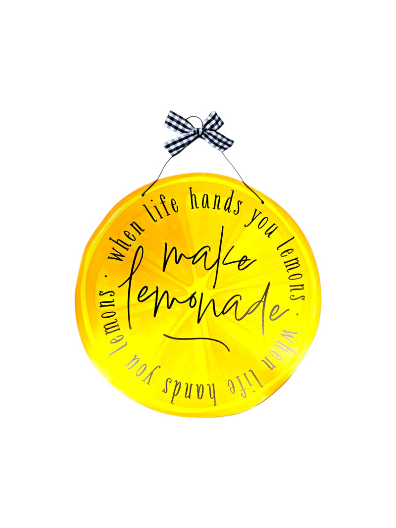 Hello Summer Fun! Lemon Hanging Décor