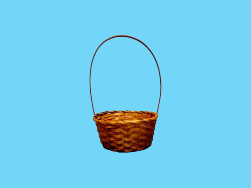 Decoración de Easter- Basket DK Wood (Dark Brown)
