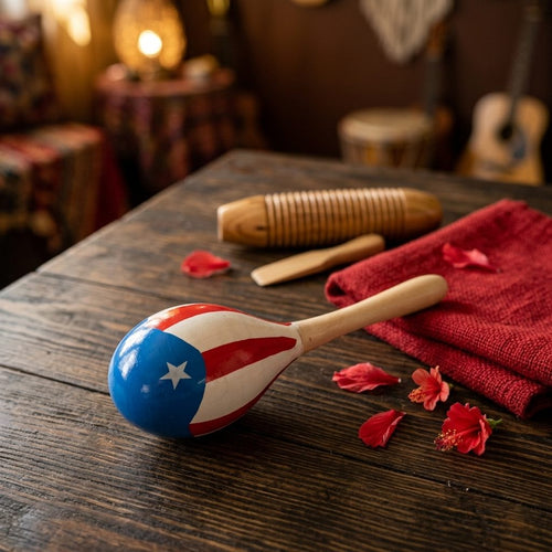 Souvenir  - 1 pc Maraca | Diseño de Bandera