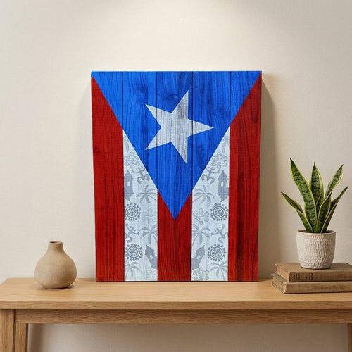 Souvenir de Puerto Rico - Cuadro en Canvas Pequeño
