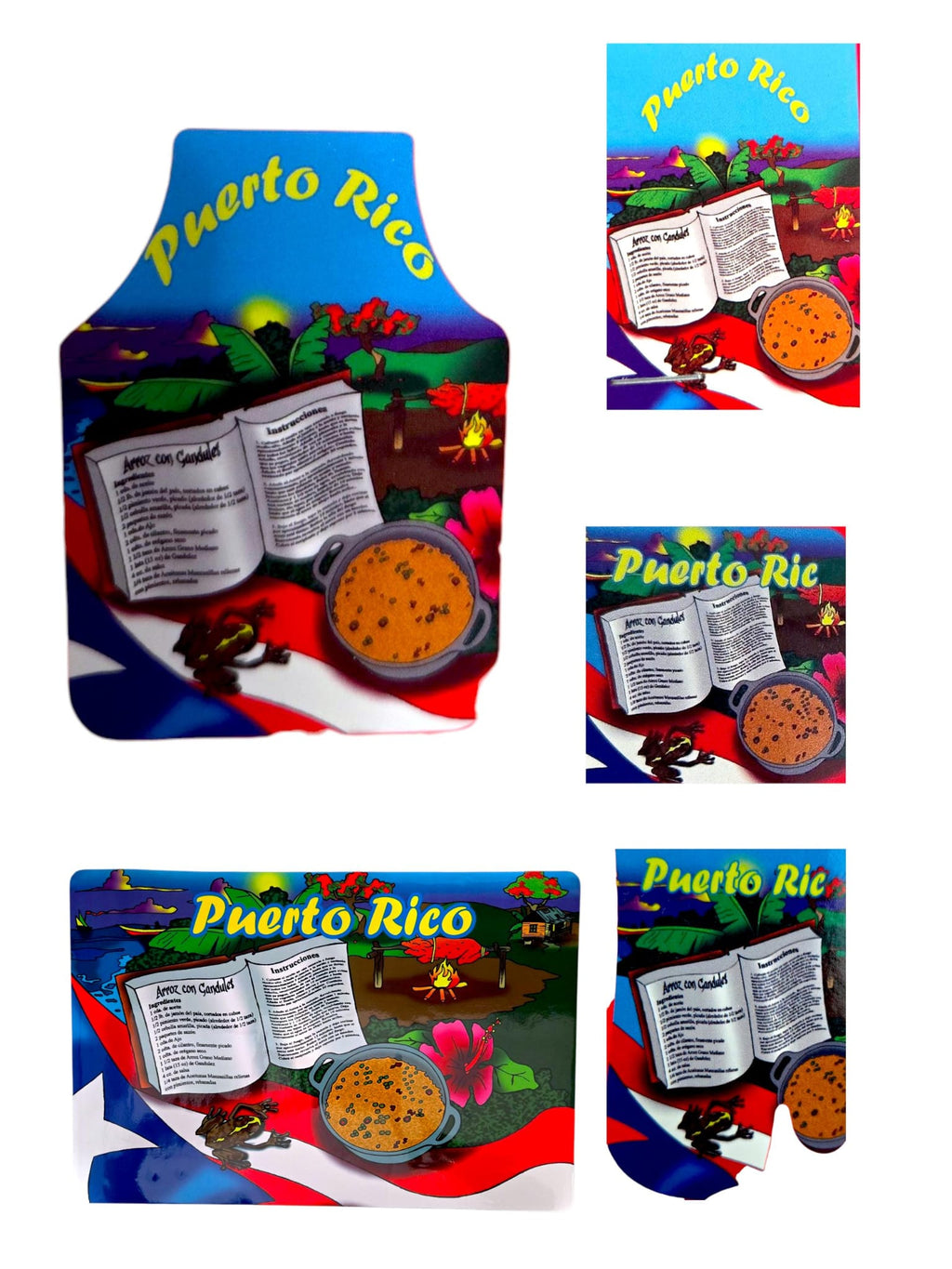 Souvenir de Puerto Rico- Acesorios de Cocina (variedad de estilos)
