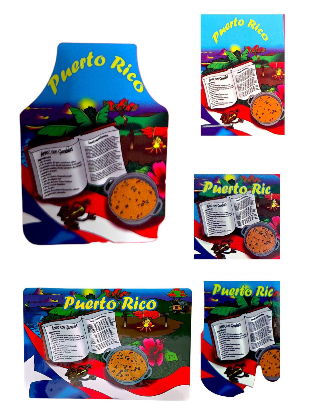 Souvenir de Puerto Rico- Acesorios de Cocina (variedad de estilos)