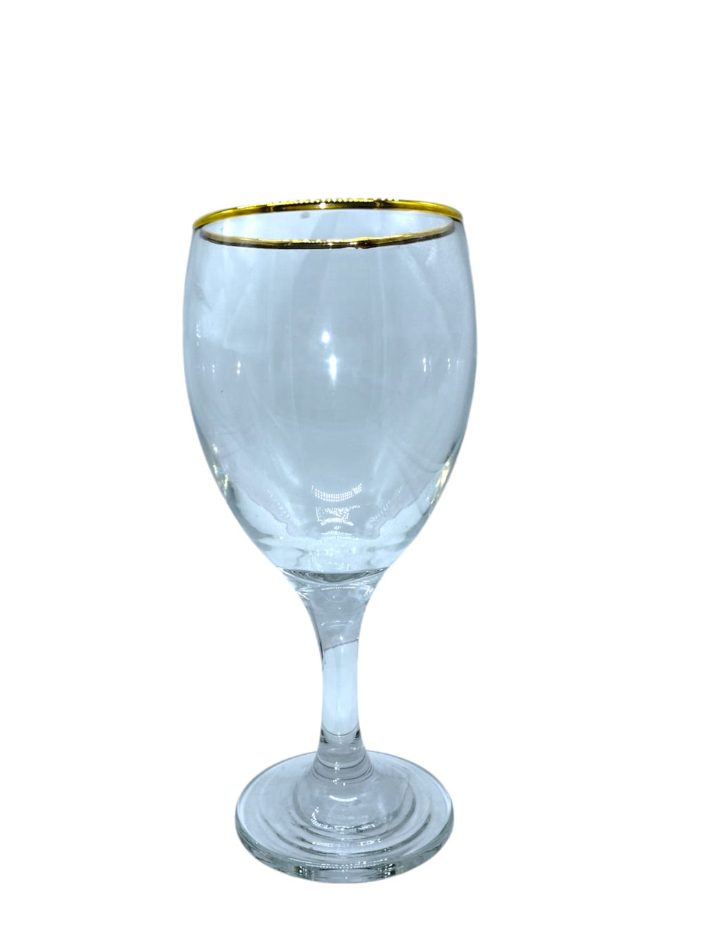 Glassware - Crystal Glasses with Gold Rim