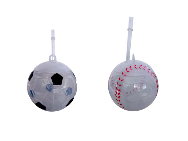 Ball Cup with Straw 500ml