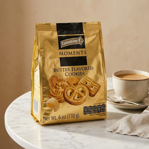 Colombina Moments- Galletas Sabor a Mantequilla (Butter Flavor Cookies)